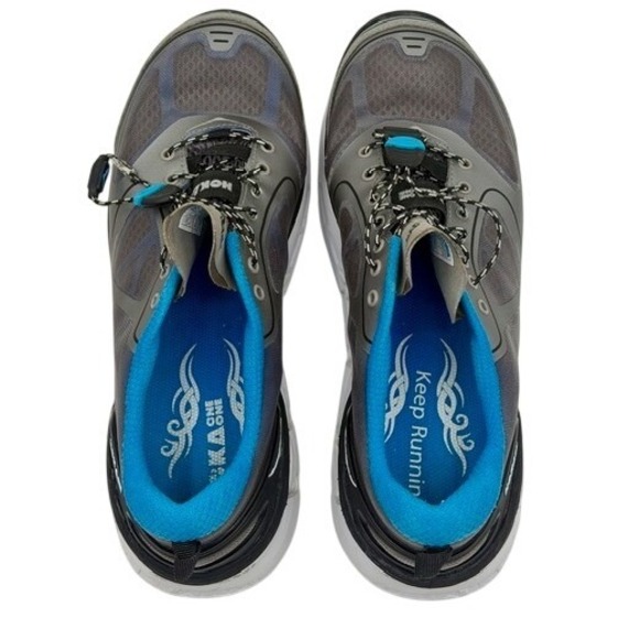 Hoka‎ One One M Conquest Men\'s Running Shoes Gray Blue Size 9.5 main image 5
